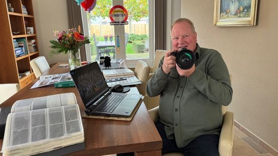 Na 40 jaar nieuwsfoto's maken heeft Theo nu tijd voor het ordenen van zijn archief