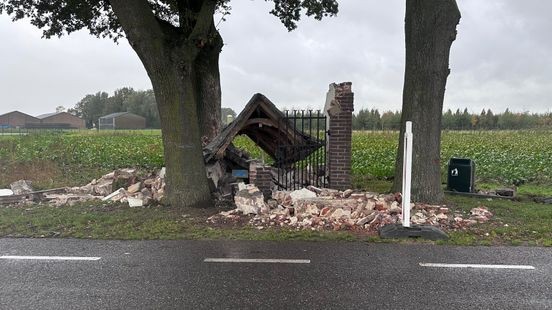 Van het kapelletje in Leunen is niks meer over: 'Stenen liggen 30 meter verderop'