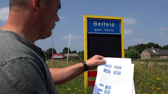 Limburgse vertaling verschijnt ook op Venlose komborden