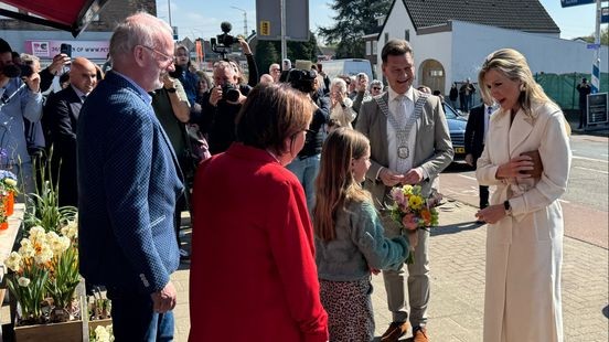 Koningin Máxima in Heerlen: 'Echt hartverwarmend hoe ik hier ontvangen ben'