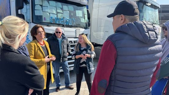 Europees bezoek voor gestrande truckers Venlo