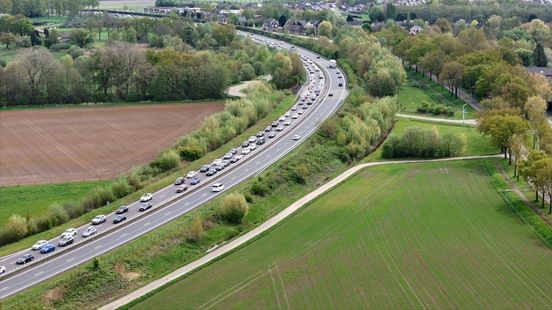 Paasdrukte op de weg komt op gang