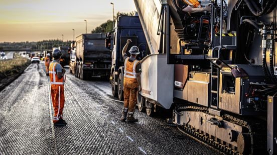 A76 bij Belgische grens tot maandagochtend dicht