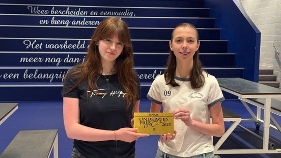 Amélie en Linda krijgen 10 voor profielwerkstuk én winnen landelijke prijs: 'Hij wil of hij wilt?'