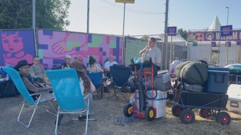 De eerste campinggasten van Pinkpop staan al voor het hek