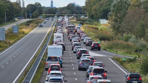 Duitse vakantiegangers zorgen voor drukte op de weg